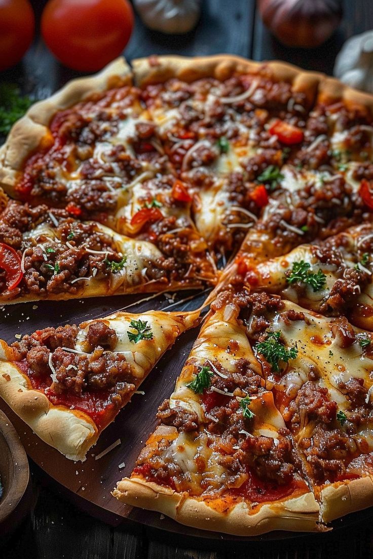 Pizza viande hachée
