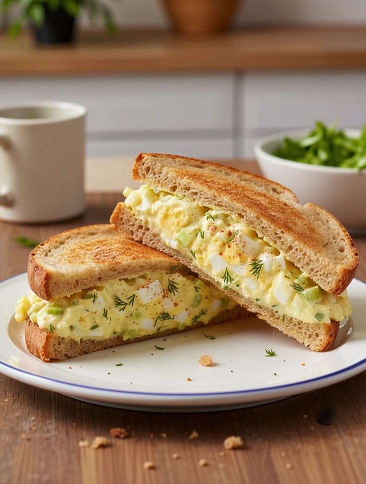 Egg sandwich frites