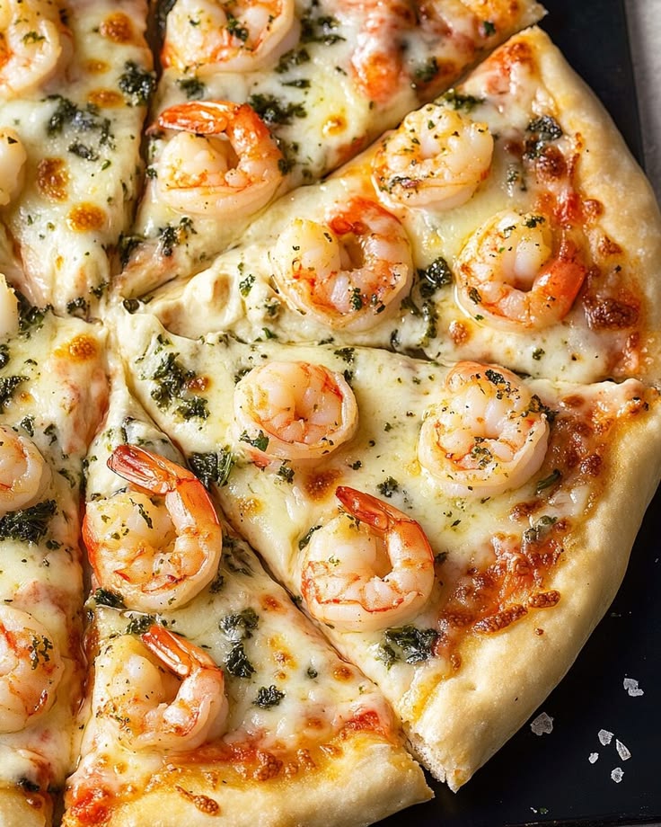 Pizza crevettes