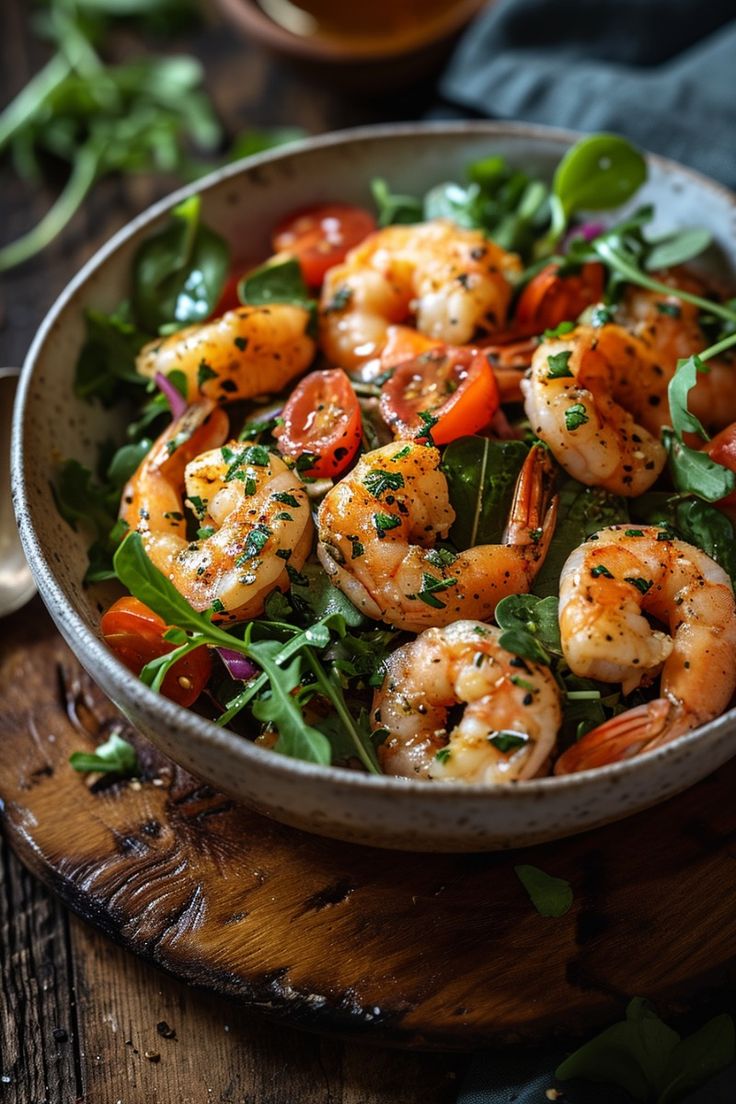 Salade crevettes El Cuisine